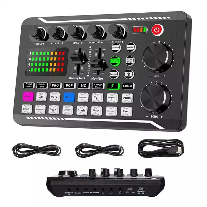 Audio Music Changer - F998 Живая звуковая карта, аудиотюнер, микшер