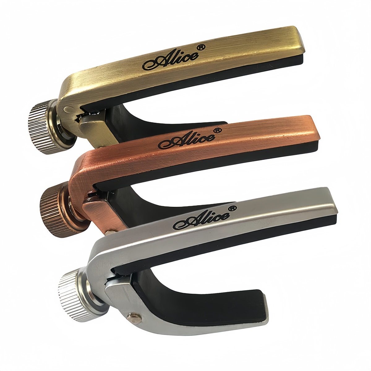 Guitar Capo Clip - Каподастр Alice Roller Metal для гитары,