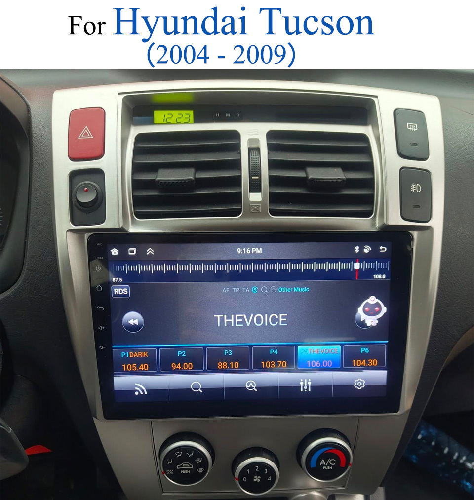 Audio Music Hindi - Автомобильный радиоприемник для Hyundai Tucson 2004