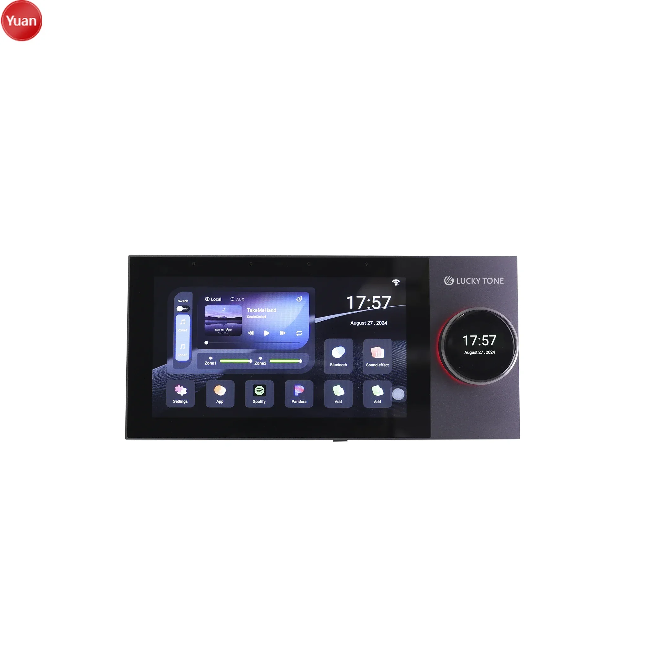 Audio Music Background - Настенный усилитель Tuya Zigbee с сенсорным