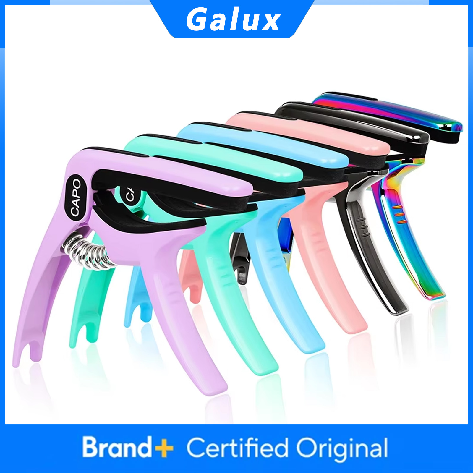 Guitar Capo Clip - Каподастр для гитары GALUX: Быстросъемный металлический