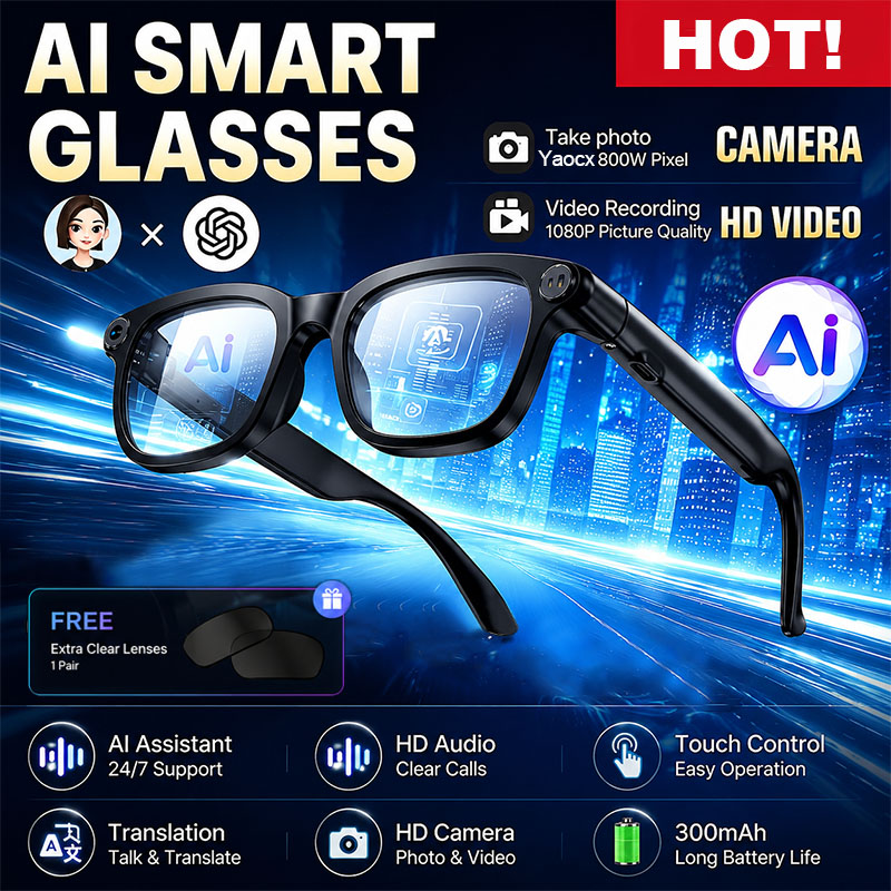Audio Music To Video Ai Free - Новые умные очки с ИИ, HD-камерой