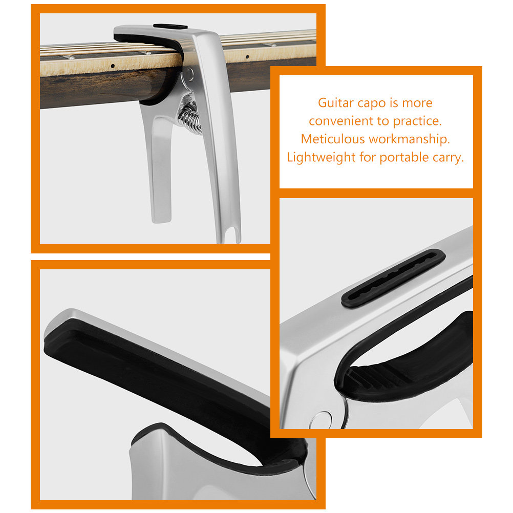Каподастр для гитары, металлич – обзор и цена Guitar Capo Clip