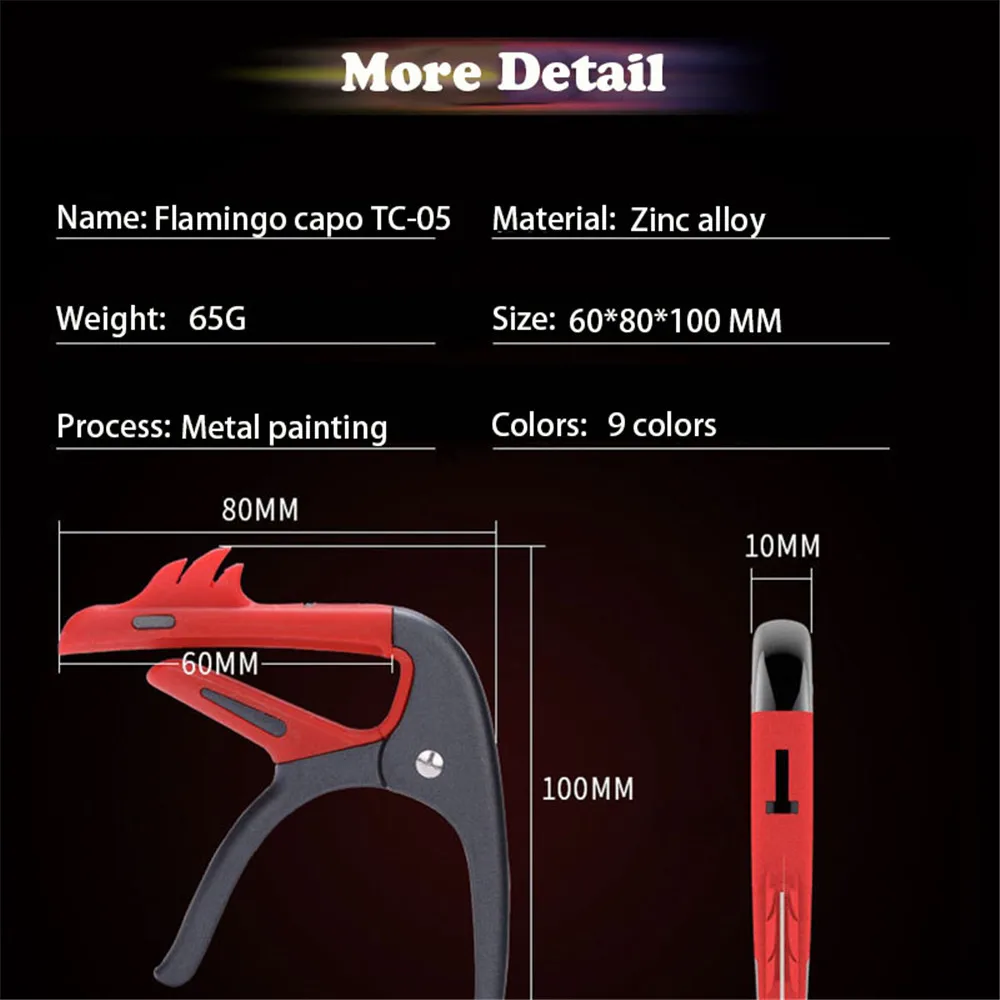 Каподастр IRIN TC-05 для гитар – обзор и цена Guitar Capo Clip
