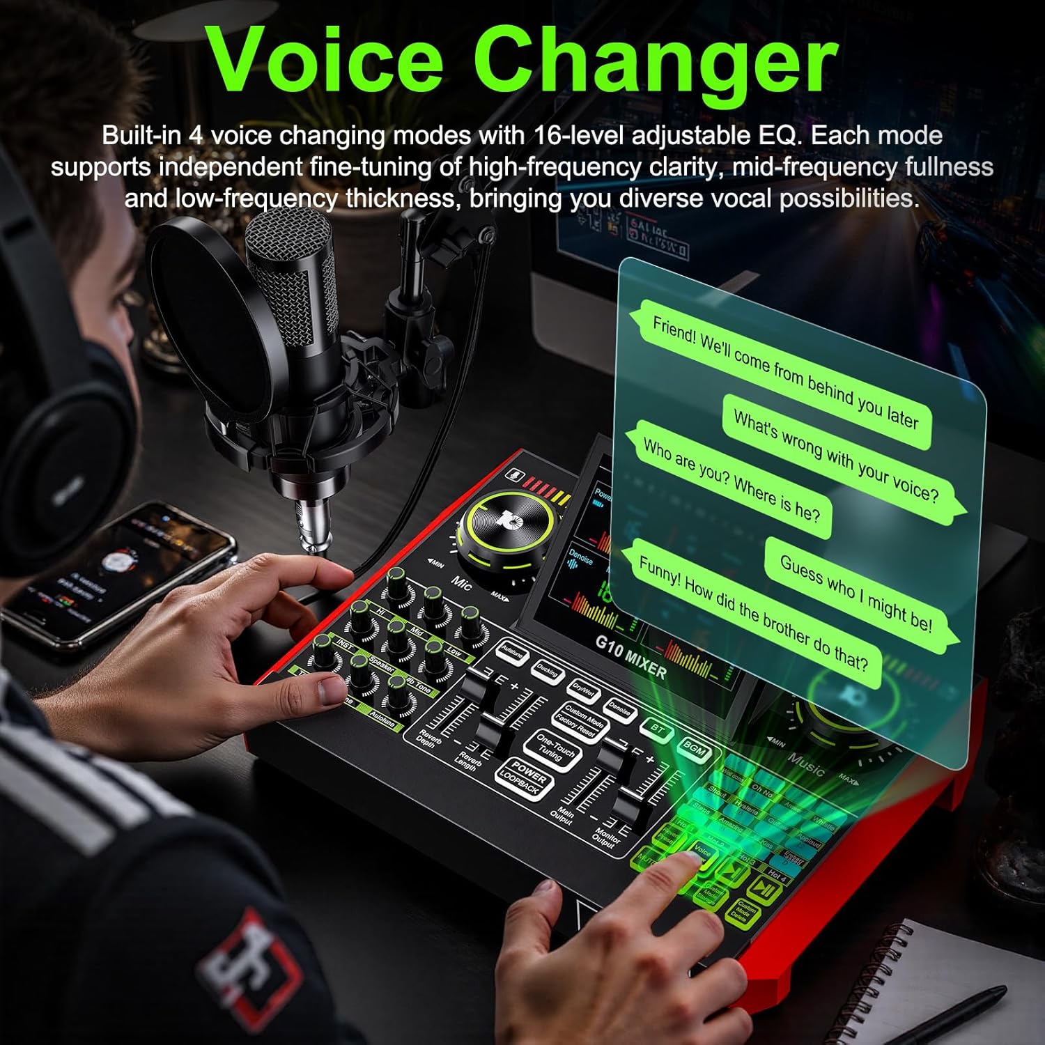 Аудиоинтерфейс Tenlamp G10 для – обзор и цена Audio Music Changer