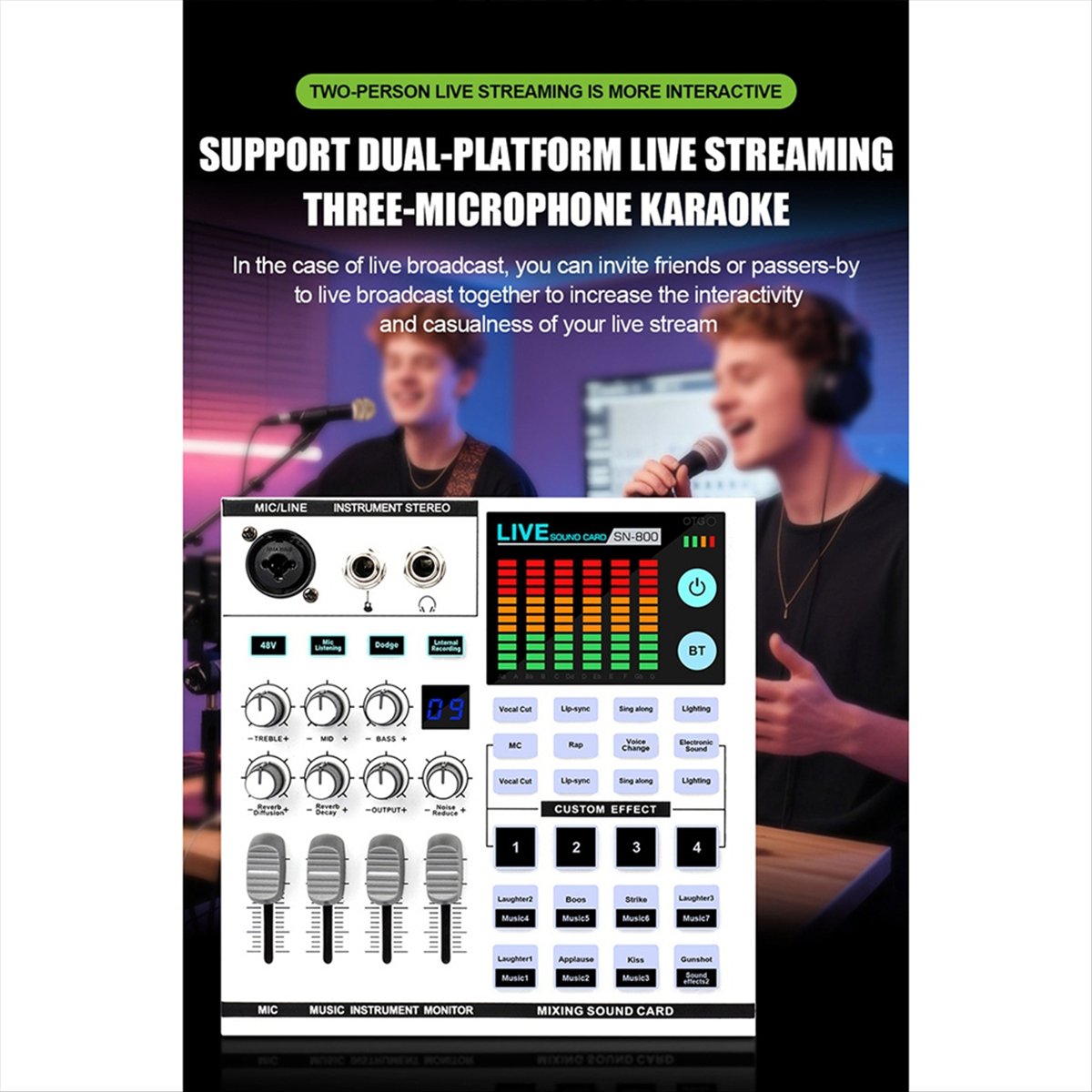 Звуковая карта DT77 SN800 для  – обзор и цена Audio Music Changer